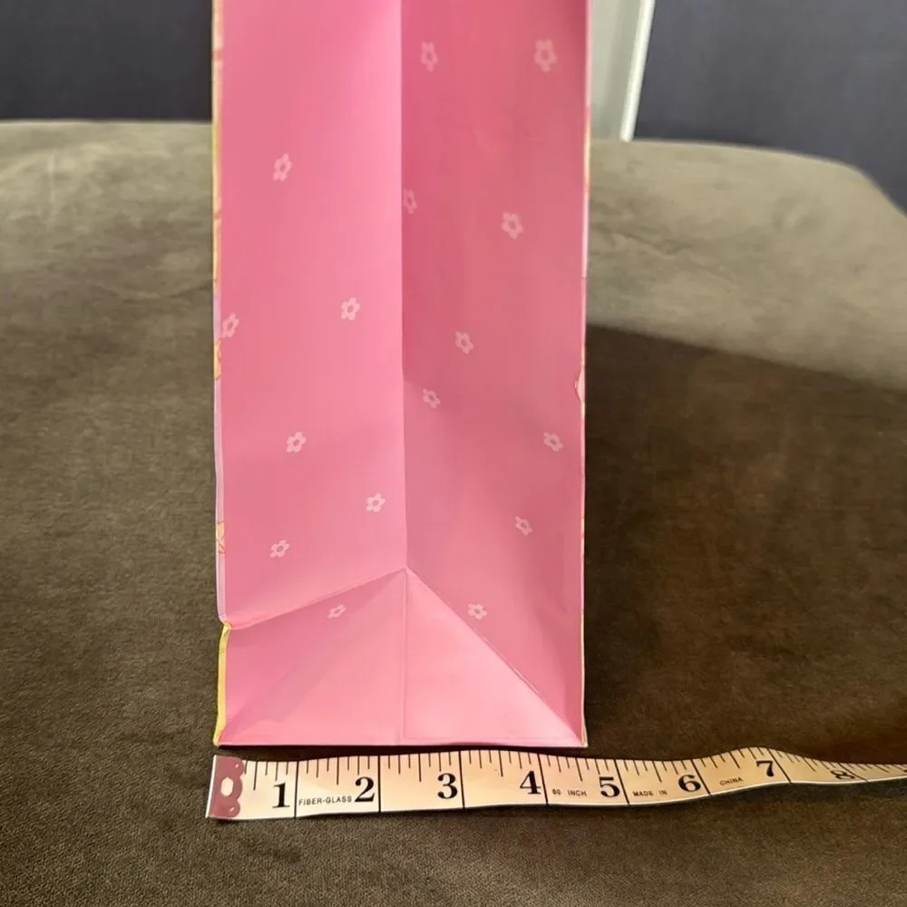 Baby Shower Large Gift Bags 12 Pack Ribbon Handles 6 Designs Pink & Blue NEW